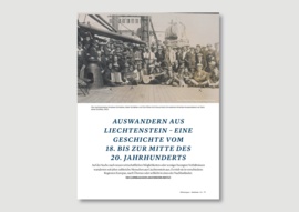 Artikel zur Geschichte der Auswanderung aus Liechtenstein